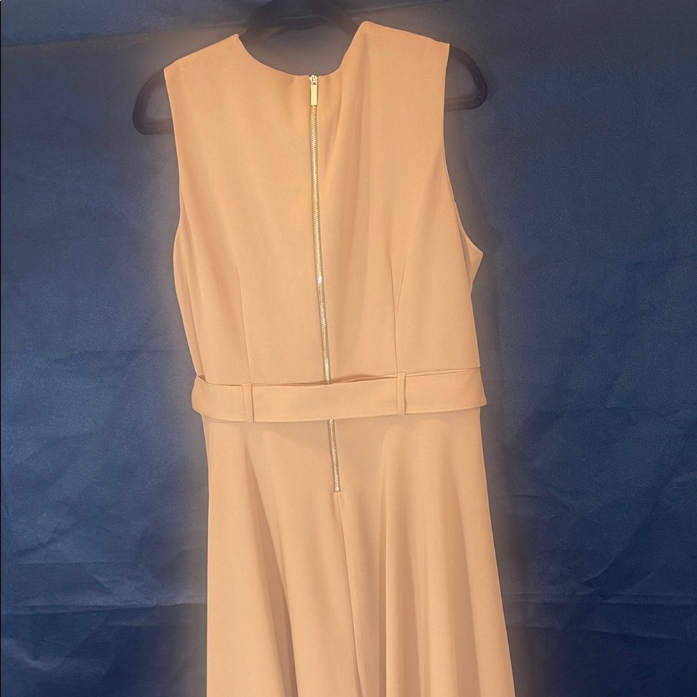 Marc New York Sleeveless Tan Midi Dress - Picture 9 of 11